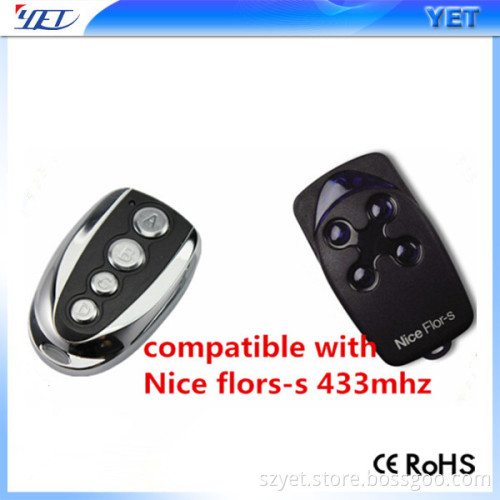 RF remote control compatible with Nice-flo YET003
